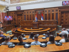 28. mart 2022. Obraćanje predsednika Narodne skupštine Ivice Dačića